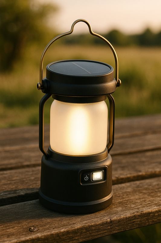 Lampe Solaire Multifonctions 1500 lm – CAMPING4LIFE
